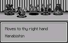 A creature description (Hanabishin), in English