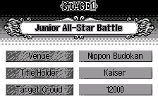 Master of Ring:興行のカード(英語版)