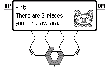 The hint, in English