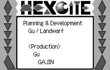 Staff credits, in English