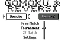 Main menu, in English