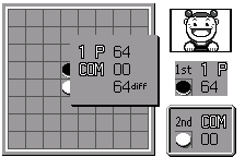 Reversi: the stone tally, in English