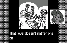 The ending, in English