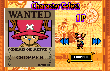 Character select, in English