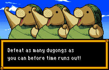 Kung-fu Dugong bonus round, in English