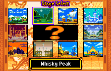 Stage Select, in English