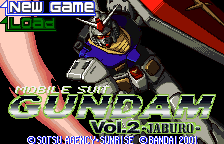Title screen, in English
