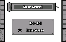 ゲームせれくと → Game Select(英語版)