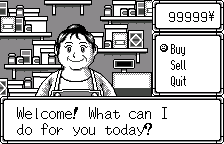 The shop, in English