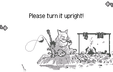 Turning the WonderSwan for the cyber page, in English