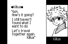 A letter at the ending, in English