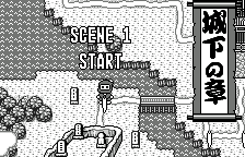 Map: Castle Town, original Japanese