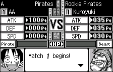 最強海賊決定戦のバトル(英語版)