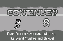 CONTINUE? hint, in English