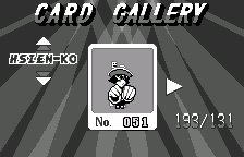 Card Gallery: Hsien-Ko's name plate (LEI-LEI in the original), in English