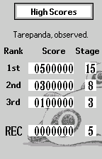 High scores, in English