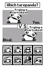 Two players: choosing your panda, in English