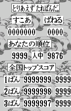 WonderGate: the national rankings (a real session), original Japanese